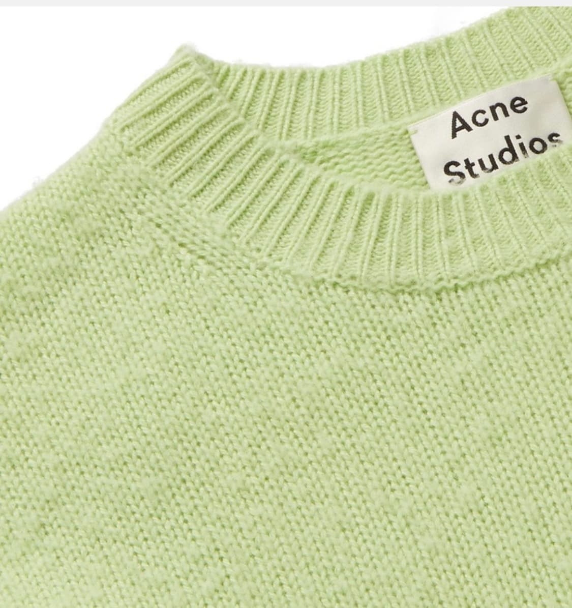 아크네 스튜디오 peele 캐시미어 니트 울니트 그린 상품이미지2