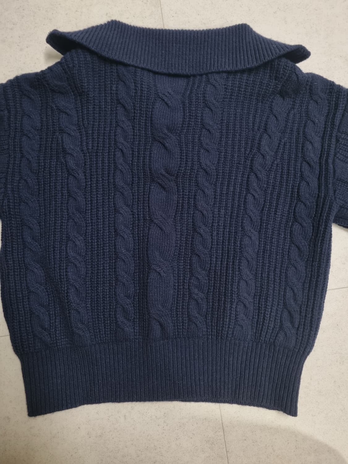 23FW 마리떼 케이블 집업 니트 (고윤정 착용) 상품이미지2