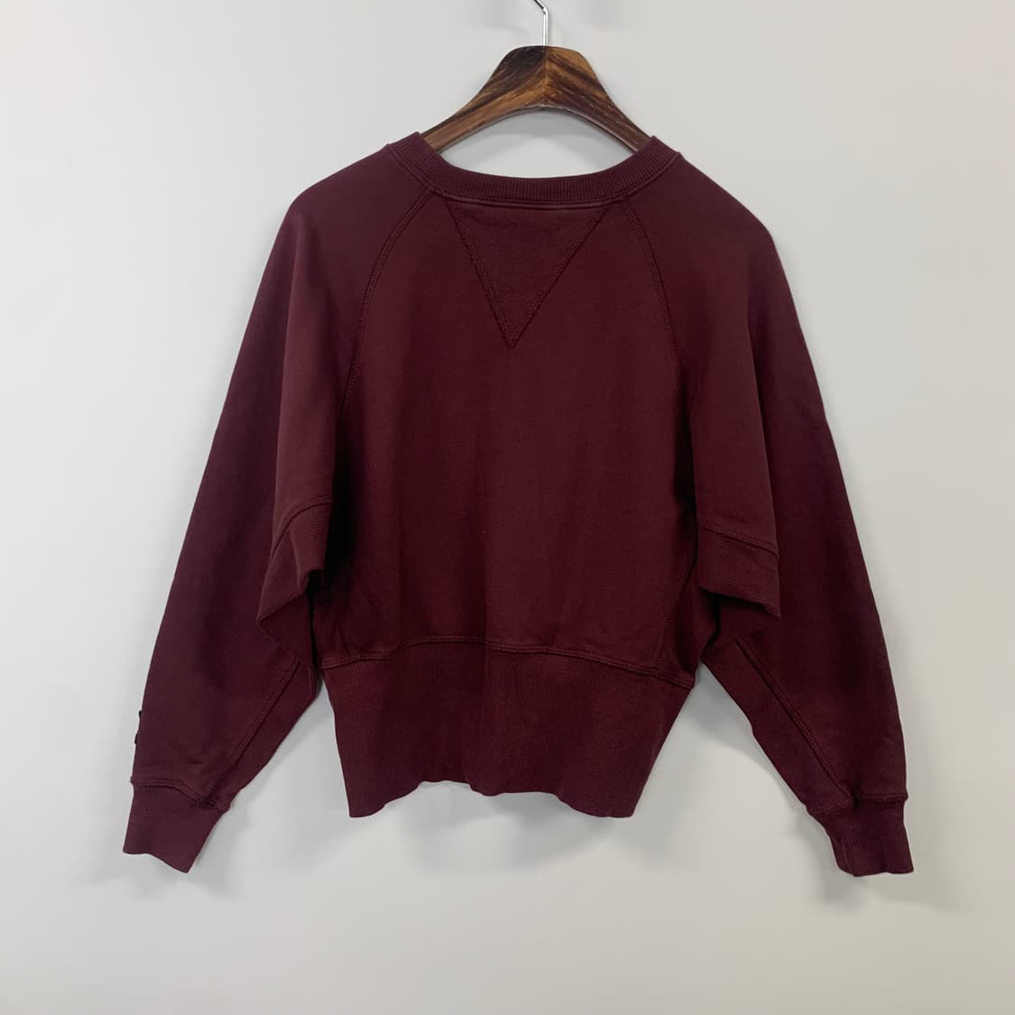 비비안웨스트우드 빅로고 버건디 스웻 맨투맨  상품이미지3