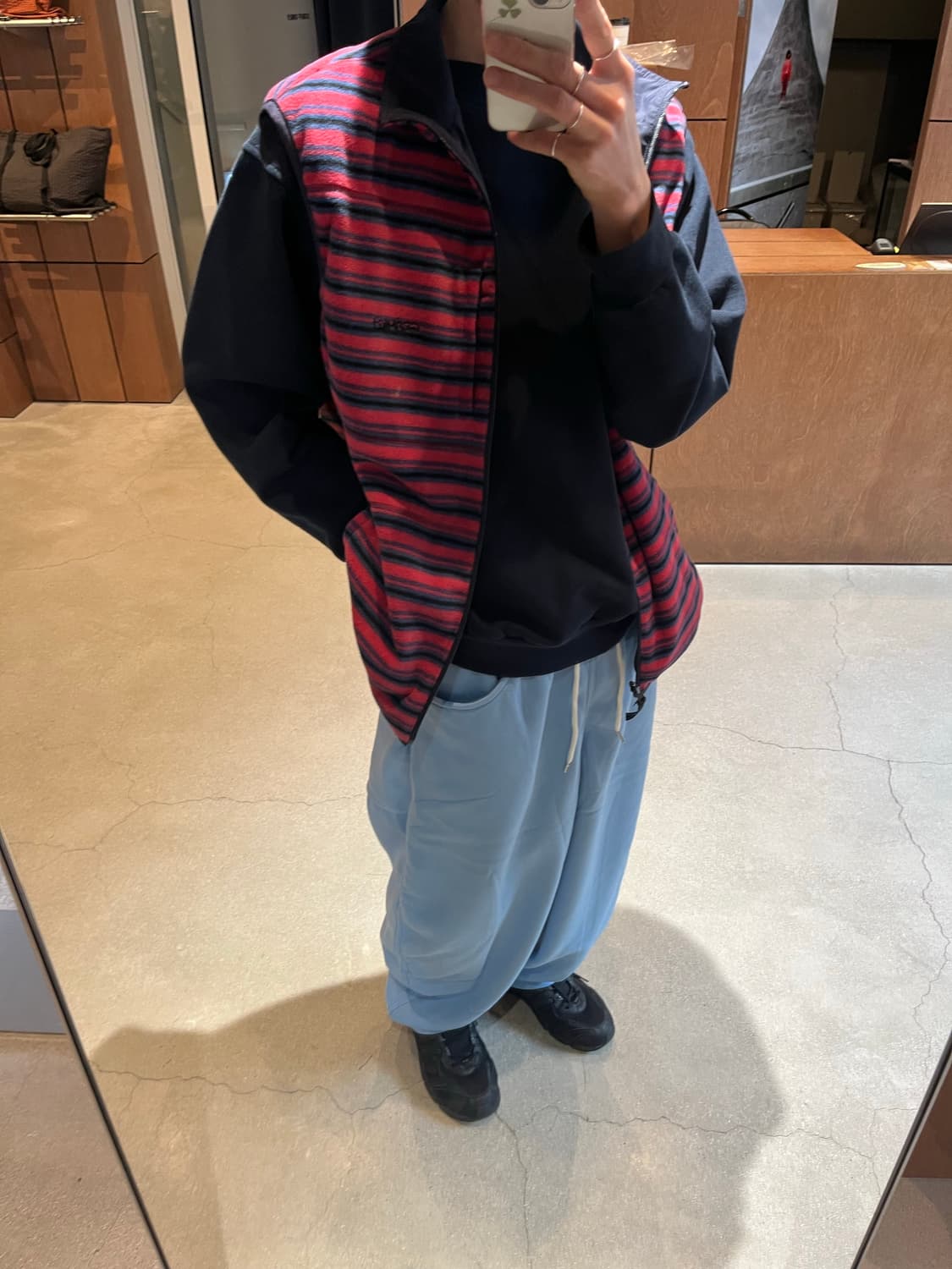 써멀 리버시블 플리스 베스트 상품이미지2