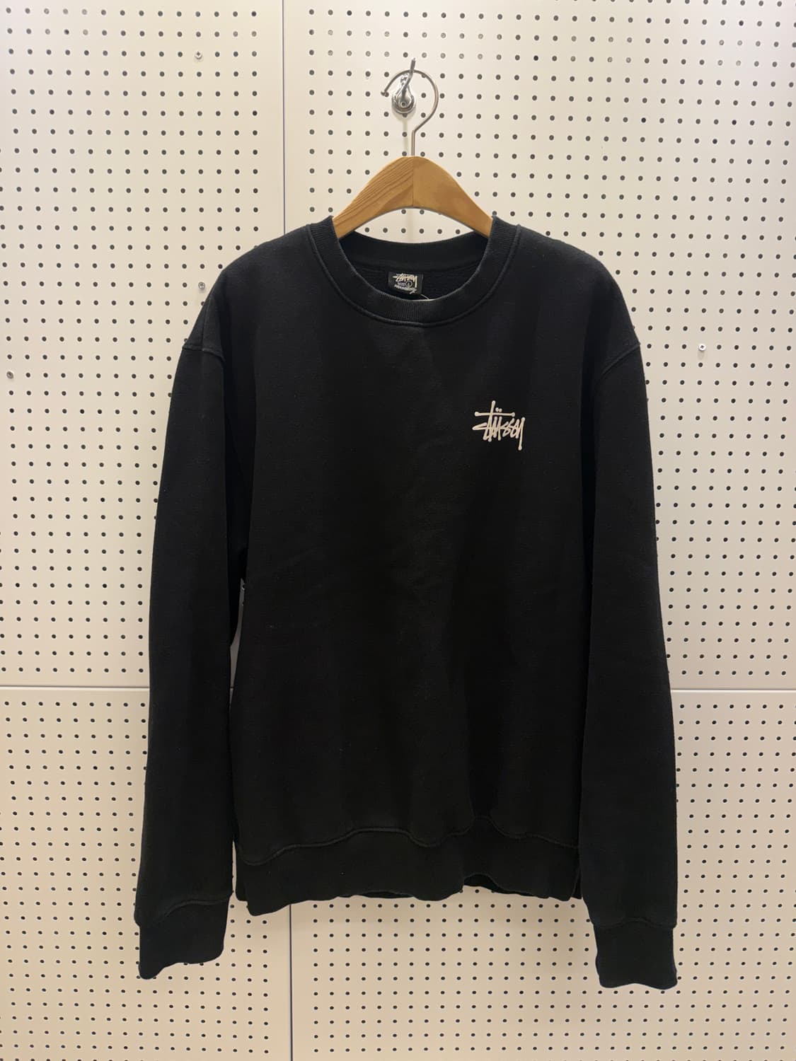 스투시 베이직 빅로고 맨투맨 U777 상품이미지2