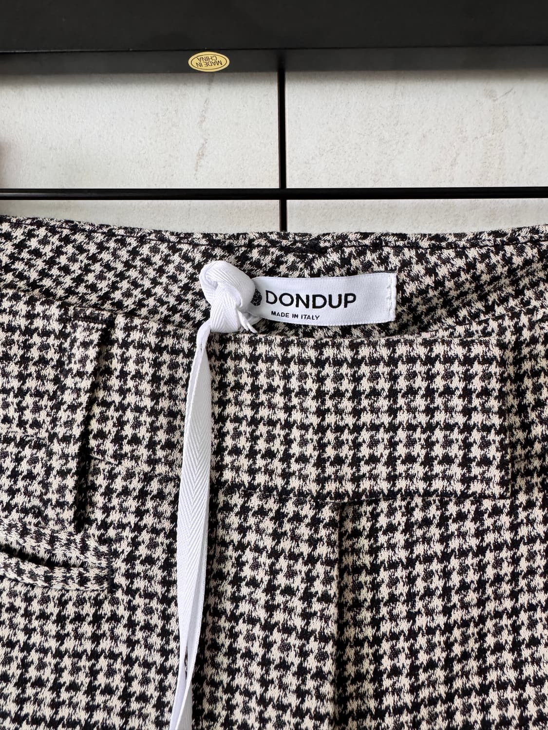 텍있는 새상품 DONDUP 여성 체크 바지made in ITALY28사이 상품이미지2