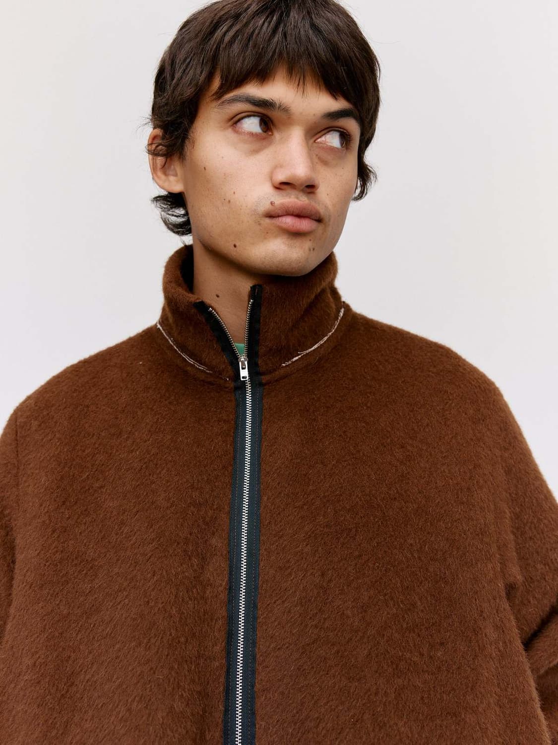 Camiel Fortgens 플리스 아노락 브라운 상품이미지8