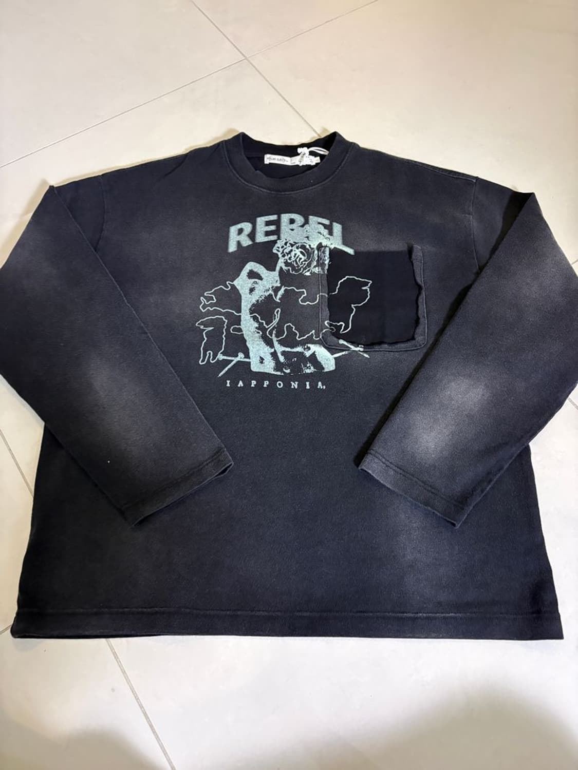 PRINT L/S TEE 더티 프린트 긴팔 티셔츠 #01 상품이미지8