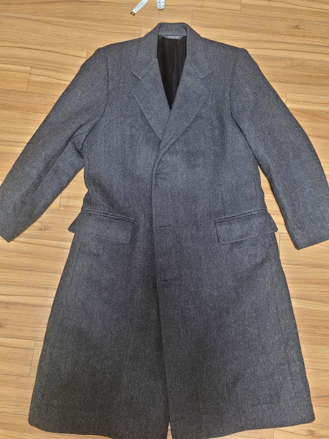 80s 크리스찬 디올 헤링본 코트 상품이미지3