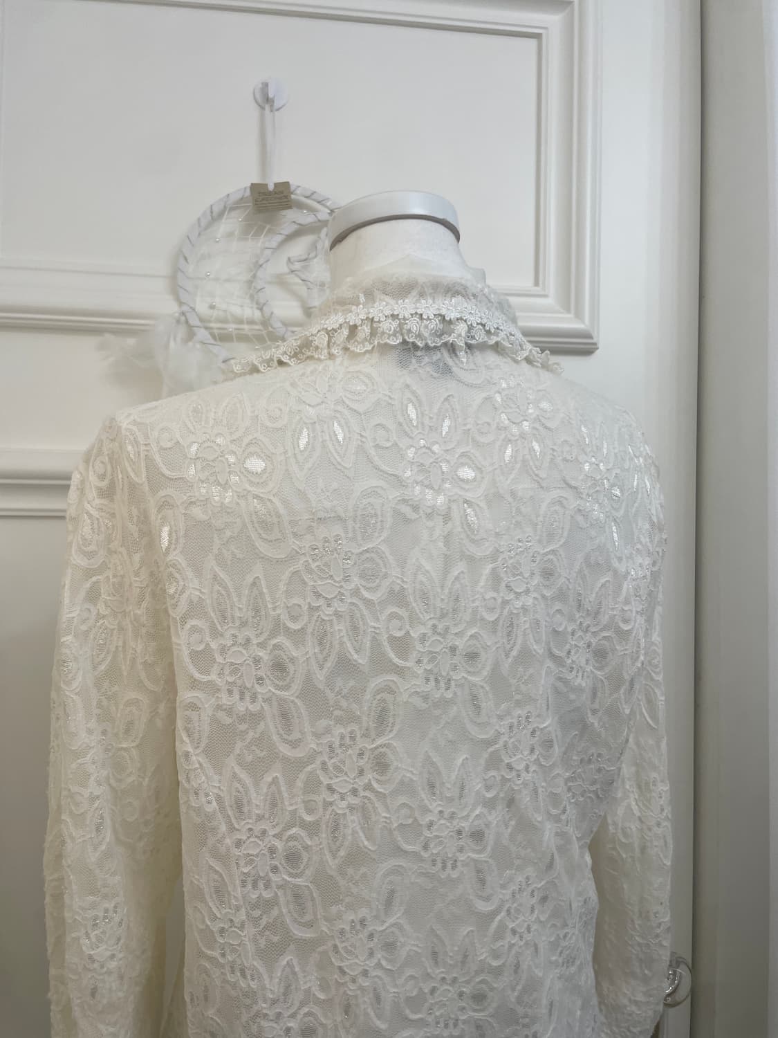 ivory lace fairy lovely jacket(size-M~L) 상품이미지5
