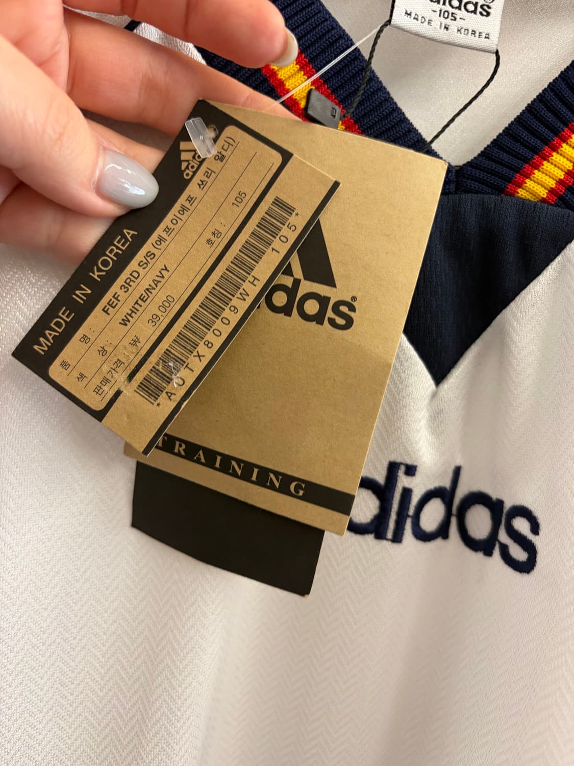 N343. 아디다스 빈티지 반팔 상품이미지3