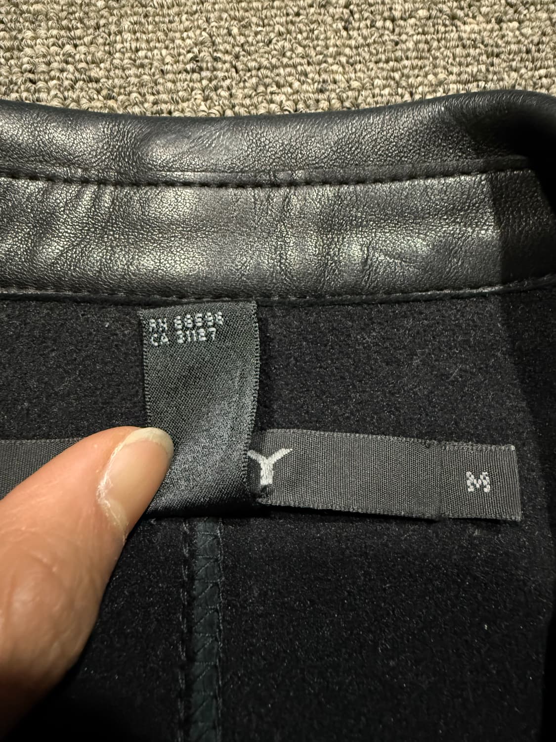 DKNY 디케이앤와이 레더 블레이저 상품이미지5