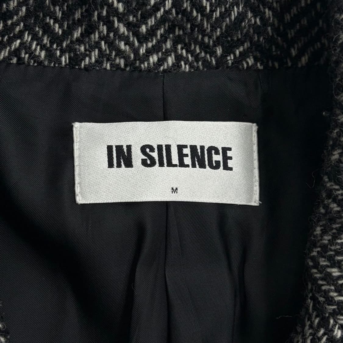 인사일런스 헤링본 울 모헤어 코트 v1875 상품이미지6