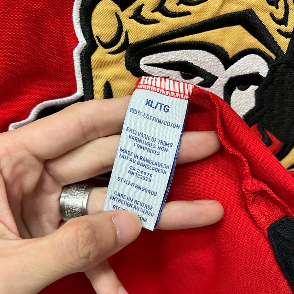 NHL 오타와 세너터스 데드스탁 PK 반팔티 해외 XL 상품이미지5