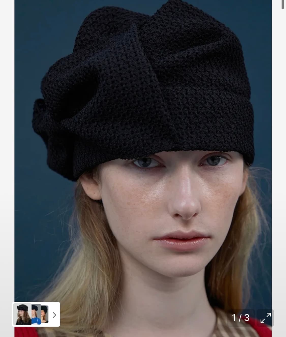 어썸니즈 터번 햇 ss 블랙 상품이미지1