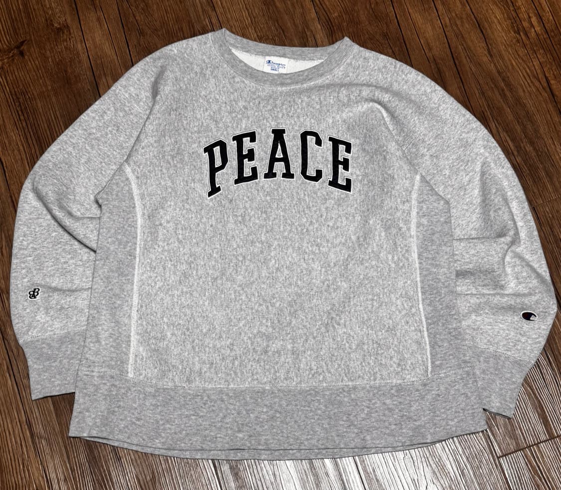 챔피온 X 빔즈 보이 리버스위브 피스 기모 맨투맨 상품이미지2