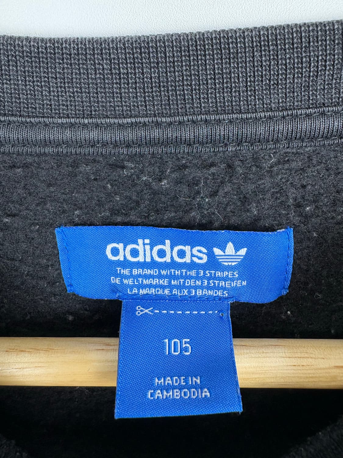 아디다스 빅로고 프린팅 맨투맨 (기모) 상품이미지5