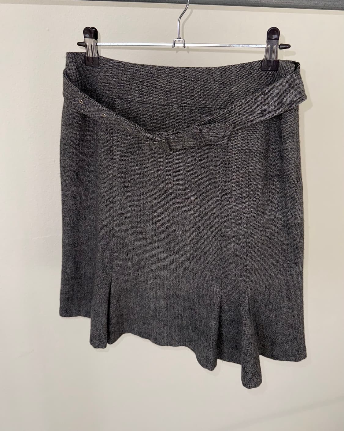 빈티지 벨티드 미디 스커트 상품이미지2