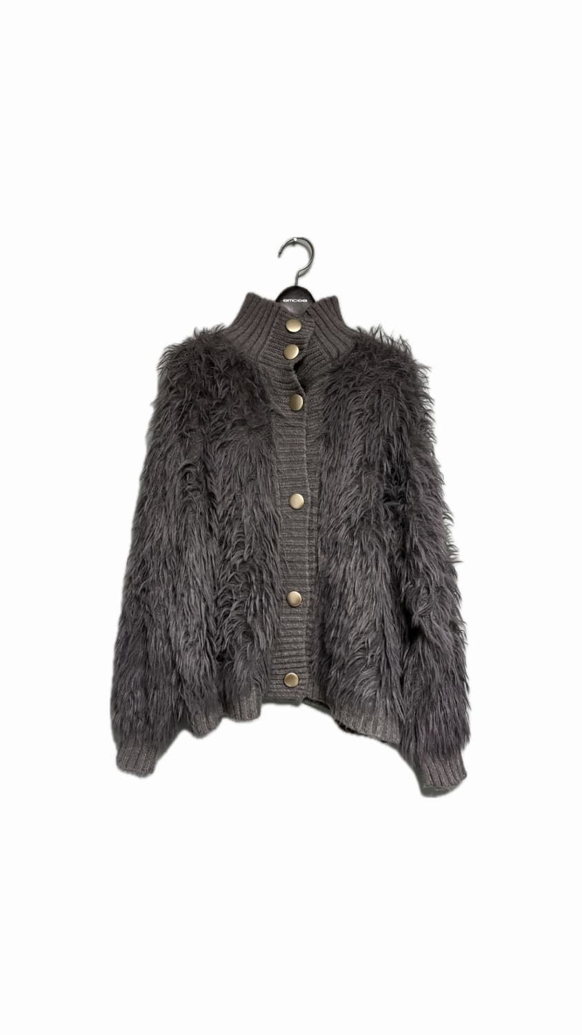 일본 빈티지 퍼 가디건 상품이미지1