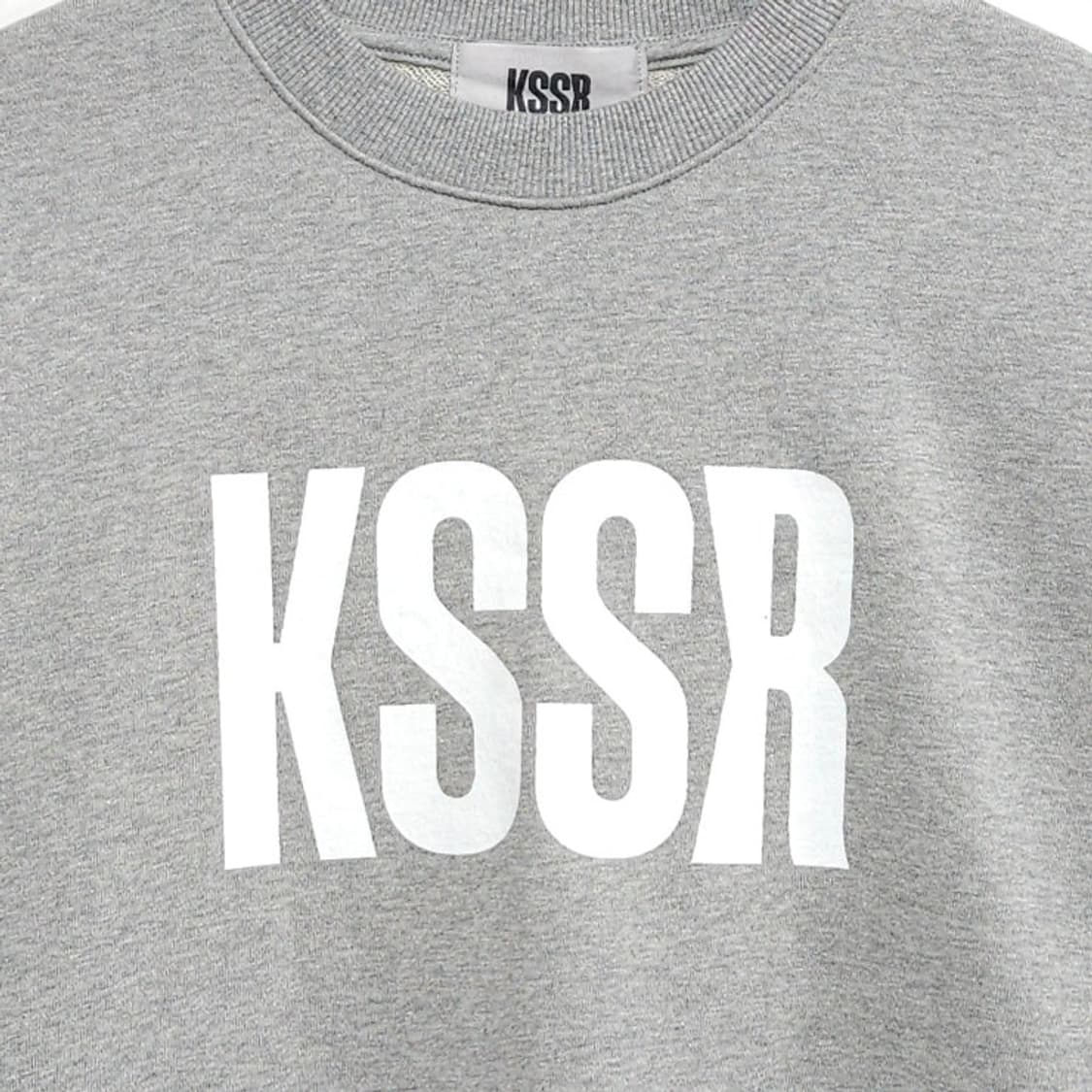 KSSR 키써 로고 맨투맨 그레이 상품이미지3
