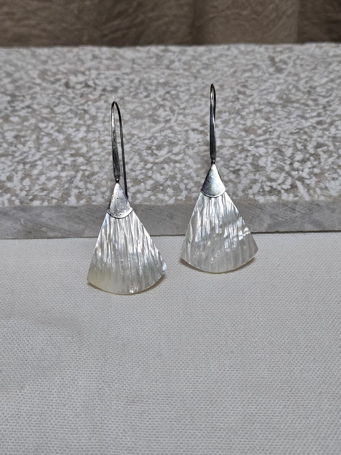 남미 엔틱 조개 실버귀걸이 상품이미지6