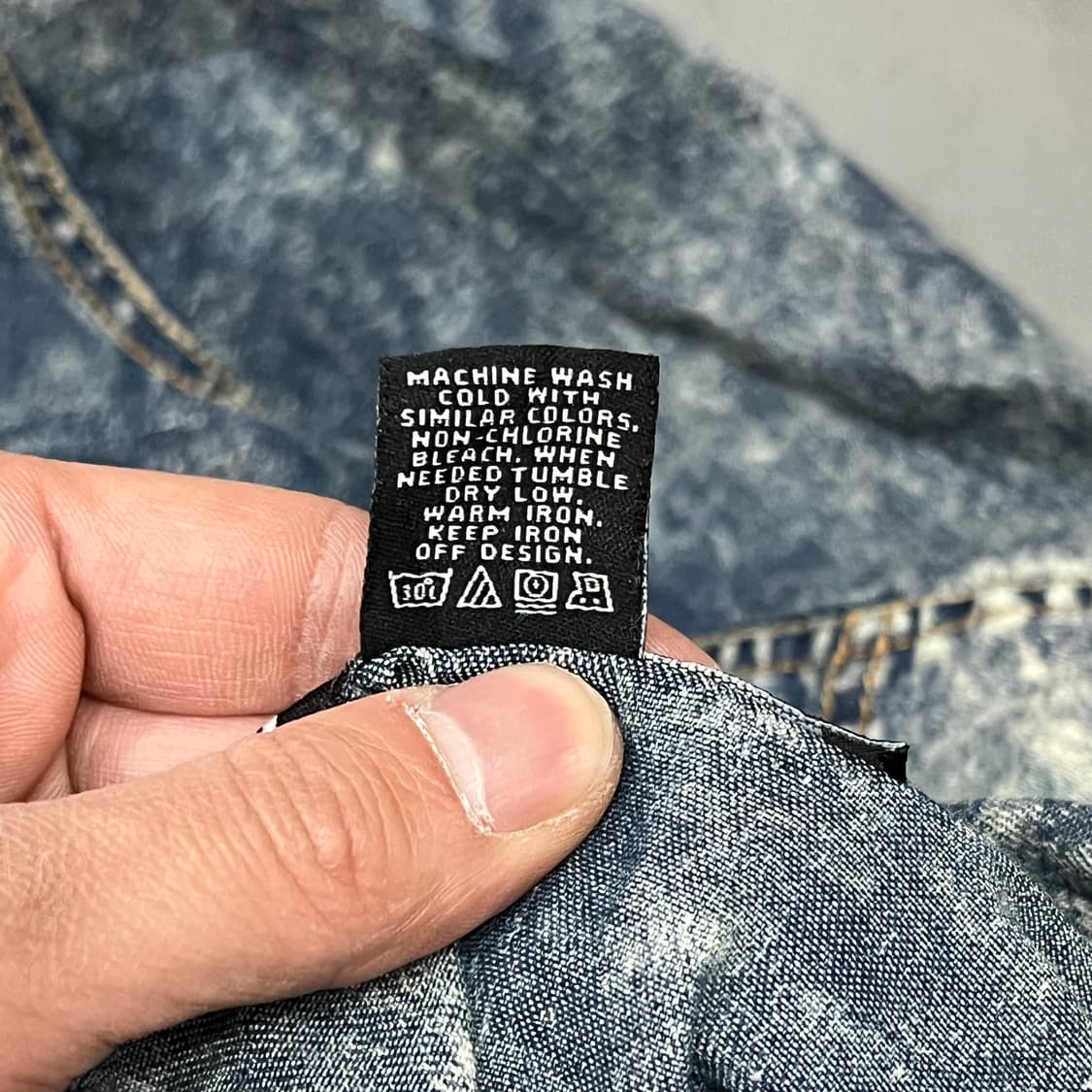  로카웨어 워싱 데님 셔츠 y16066 상품이미지7