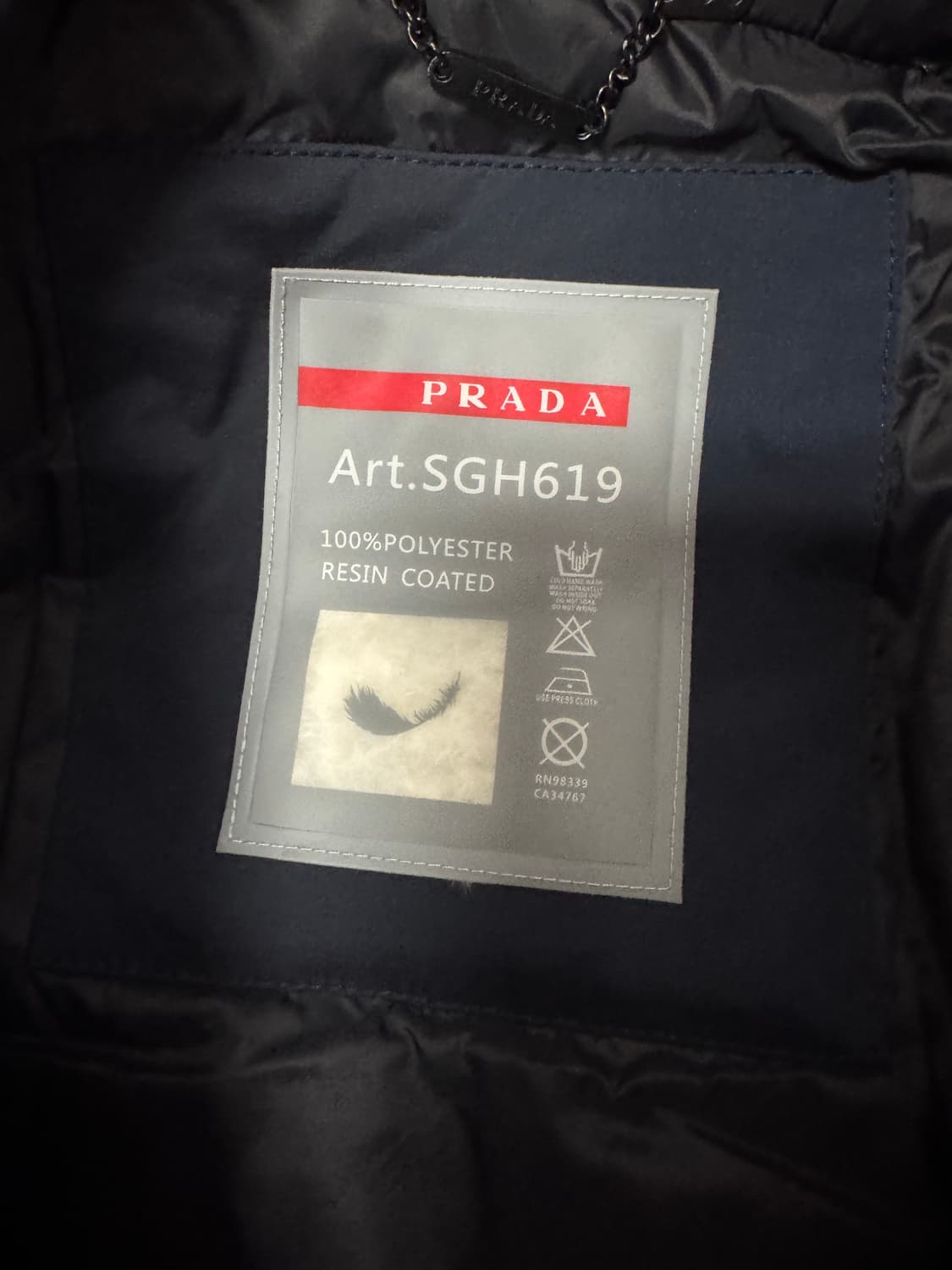 프라다 PRADA 빈티지 커스텀 멀티포켓 후드 점퍼 상품이미지3