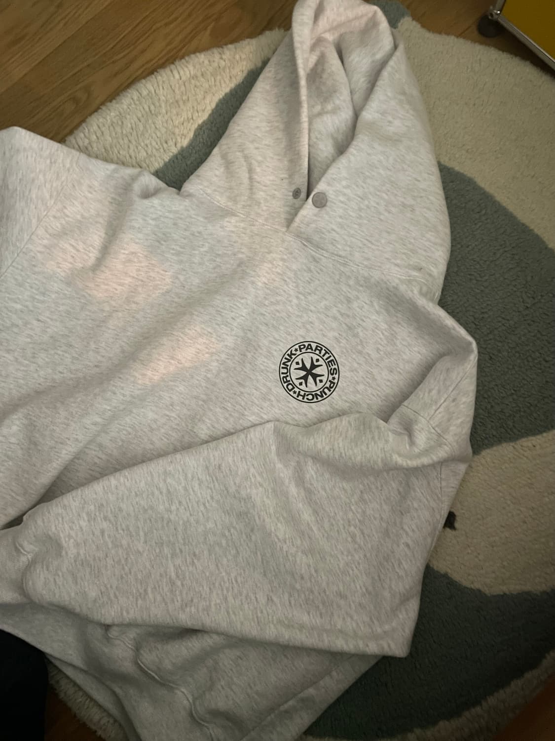 펀치드렁크 파티즈 후디 흰색 상품이미지1