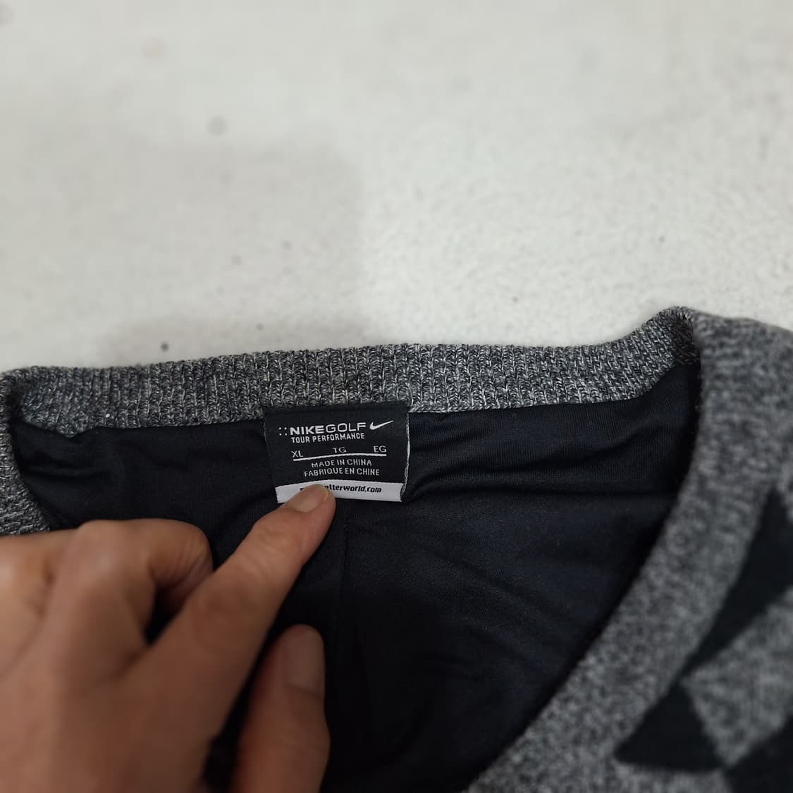 나이키골프  방풍니트L(상태좋음) 상품이미지2