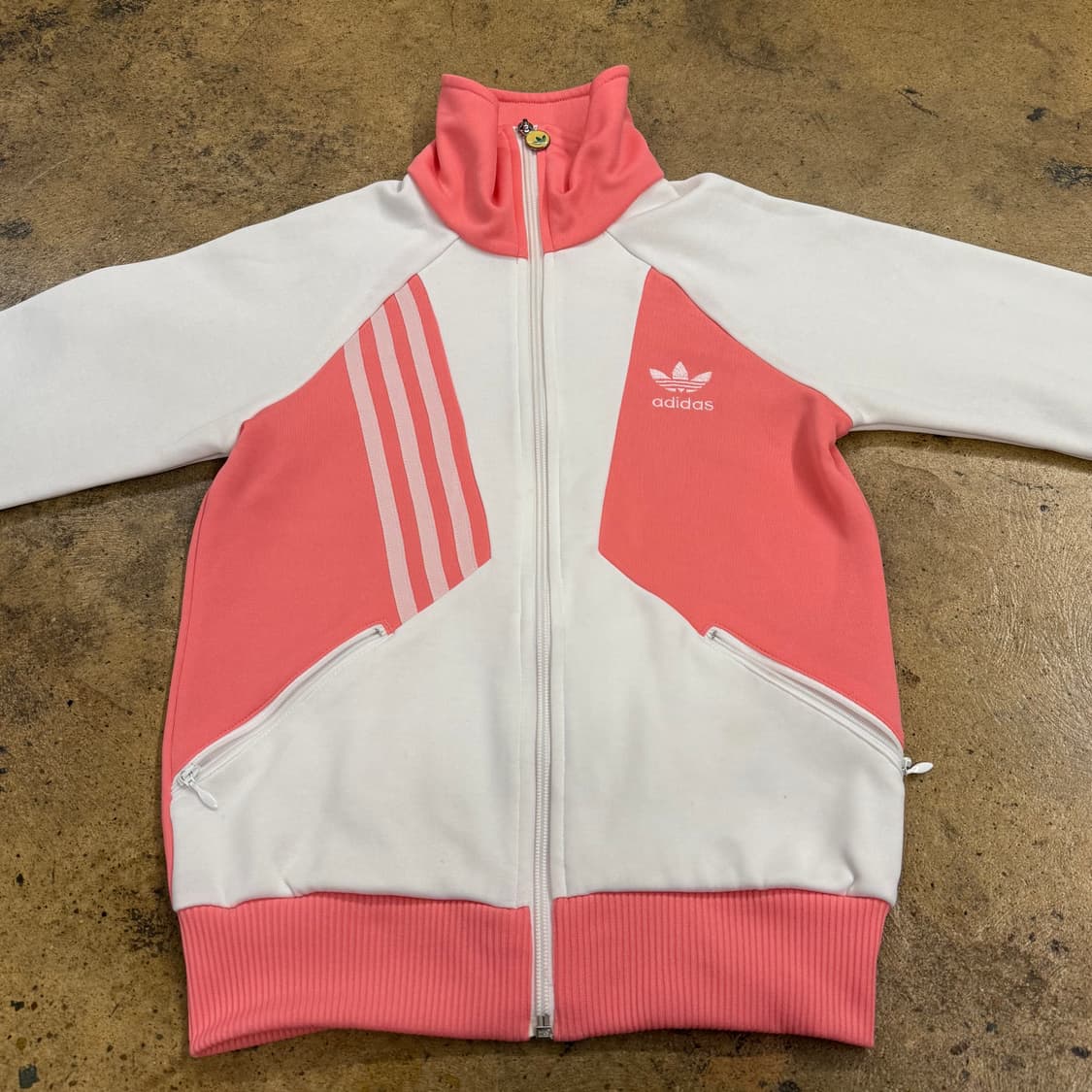 아디다스 흰핑 화이트 딸기우유 핑크 져지 트랙탑  상품이미지3