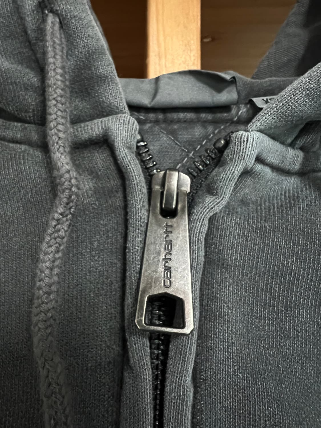 칼하트 윕 후디드 비스타 자켓 그래파이트 가먼트 다이드 상품이미지3