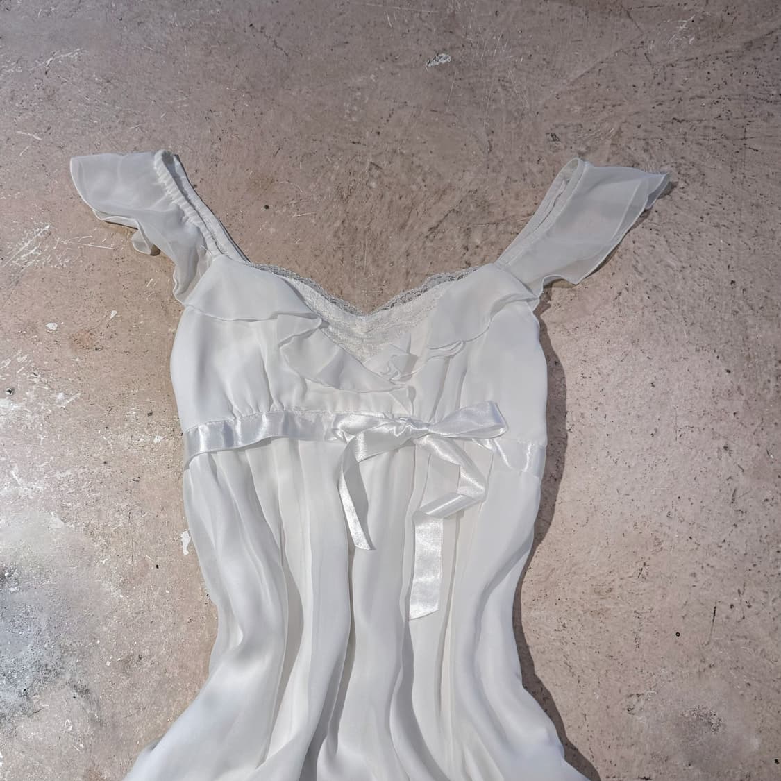 화이트 레이스 포인트 원피스 상품이미지2