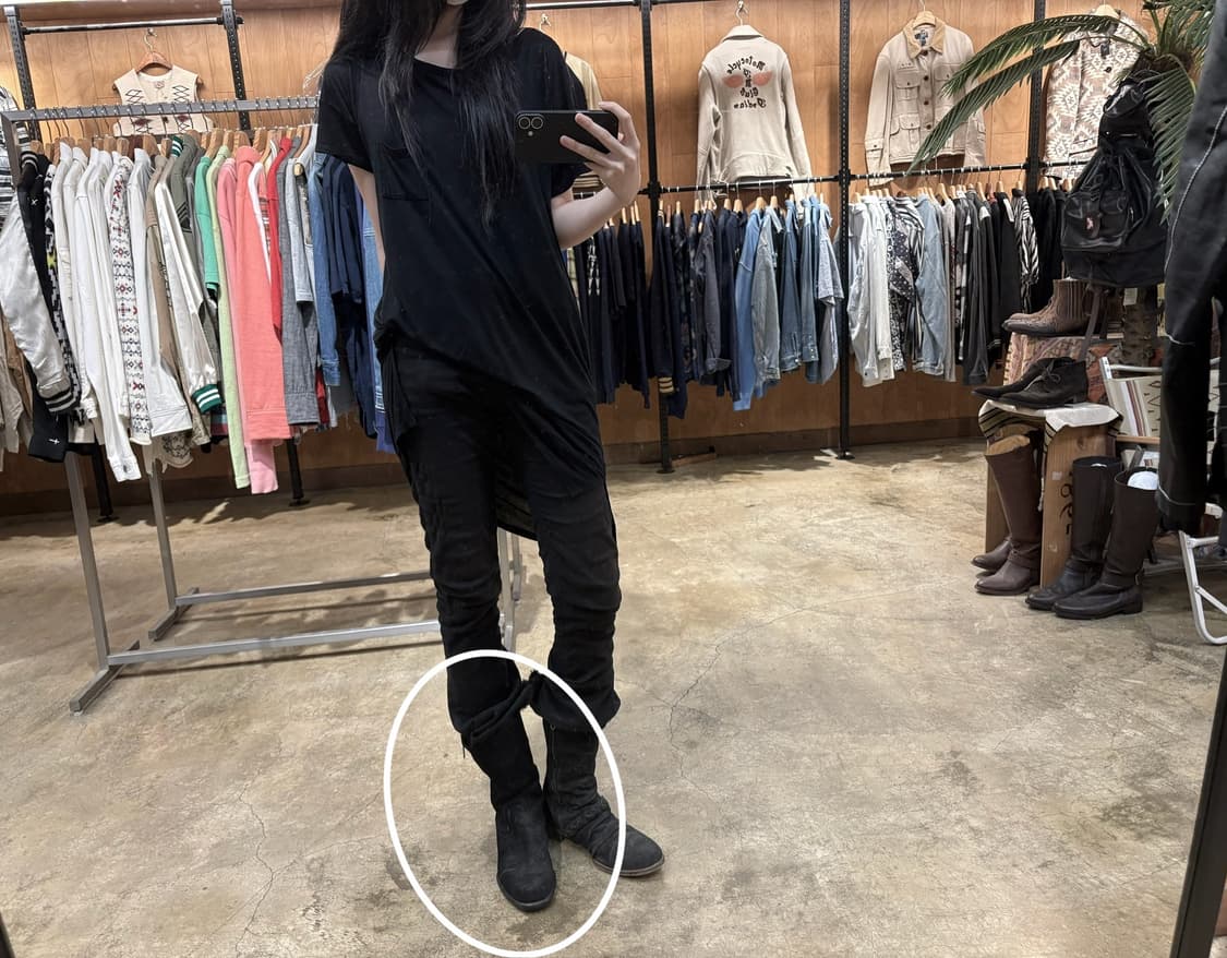 일본빈티지 레더 가죽 부츠/kmrii/14th addiction/vkei 상품이미지7