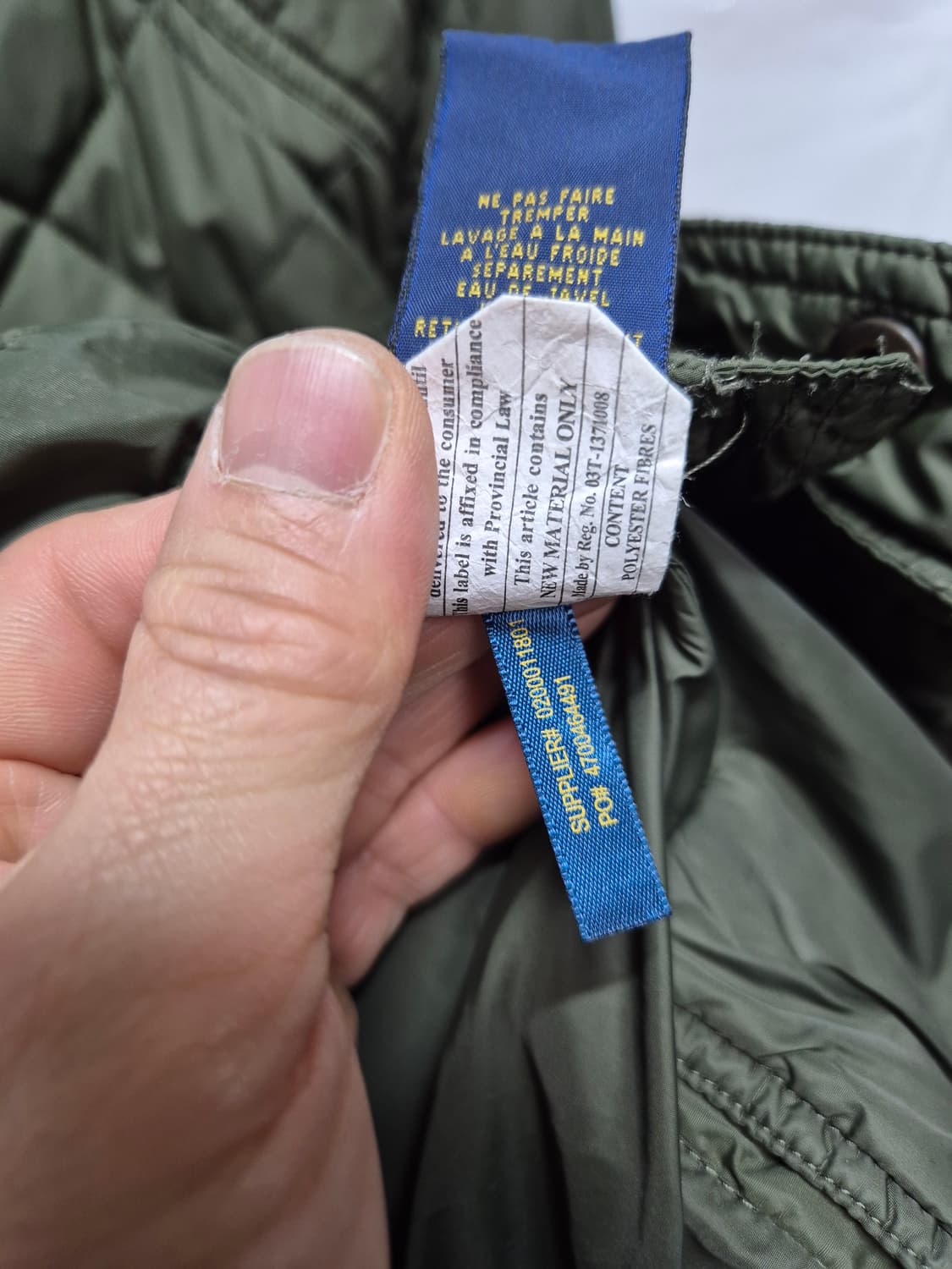 폴로 퀼팅자켓 상품이미지4