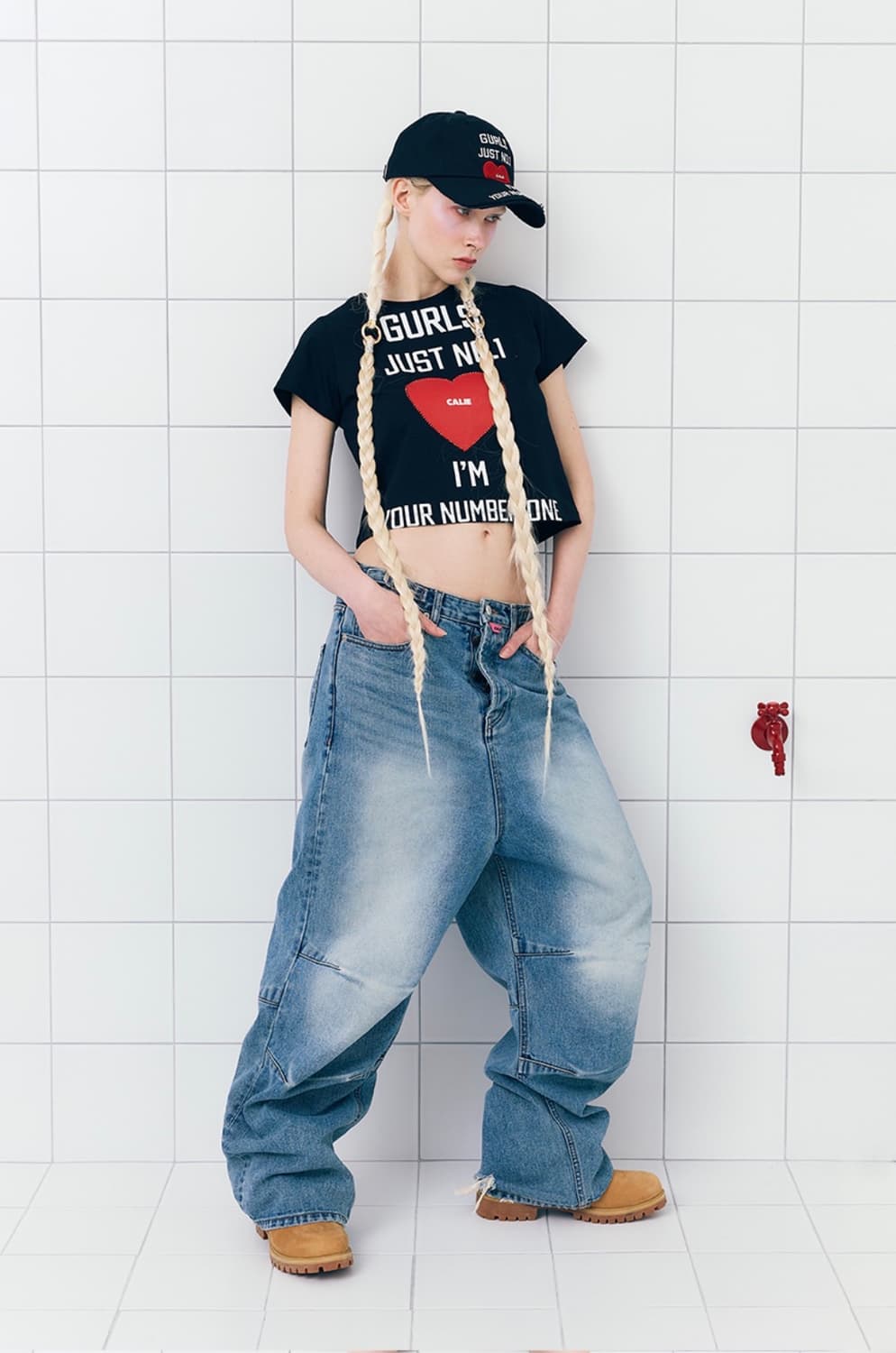 에즈이프캘리 디스트로이드 비조 팬츠 (블루 M) 상품이미지1