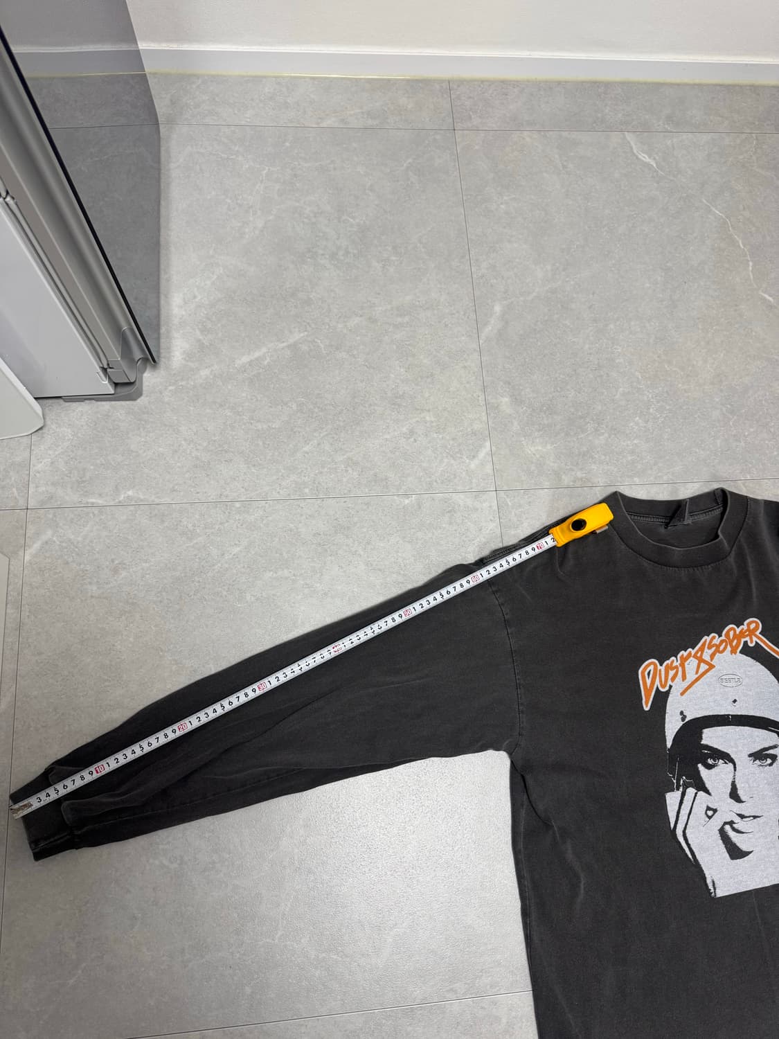 Sober goods 소버 가먼트다이 차콜 롱슬리브 세인트미카엘 메이드원 상품이미지6