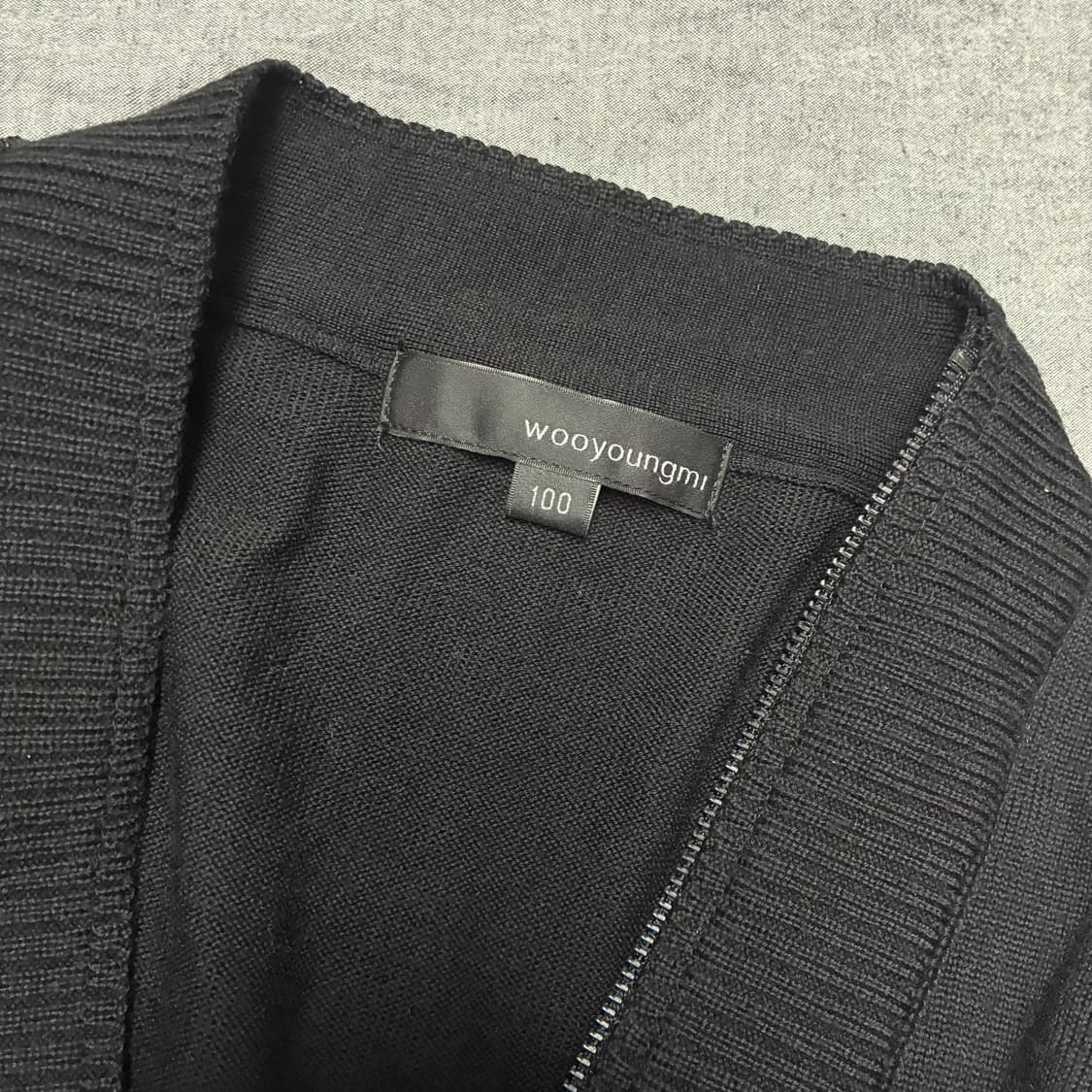 우영미 니트 집업 자켓 상품이미지7