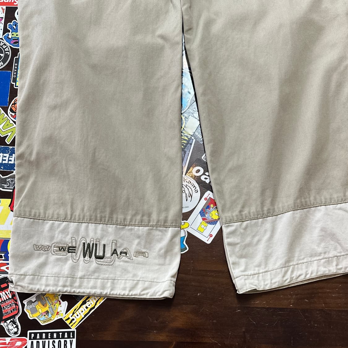 90s Wu wear 우 웨어 우탱클랜 코튼 팬츠 31 상품이미지7