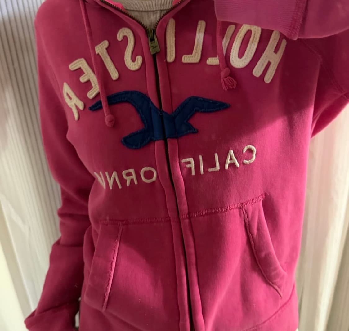 홀리스터 핑쿠 후드집업!! 상품이미지1