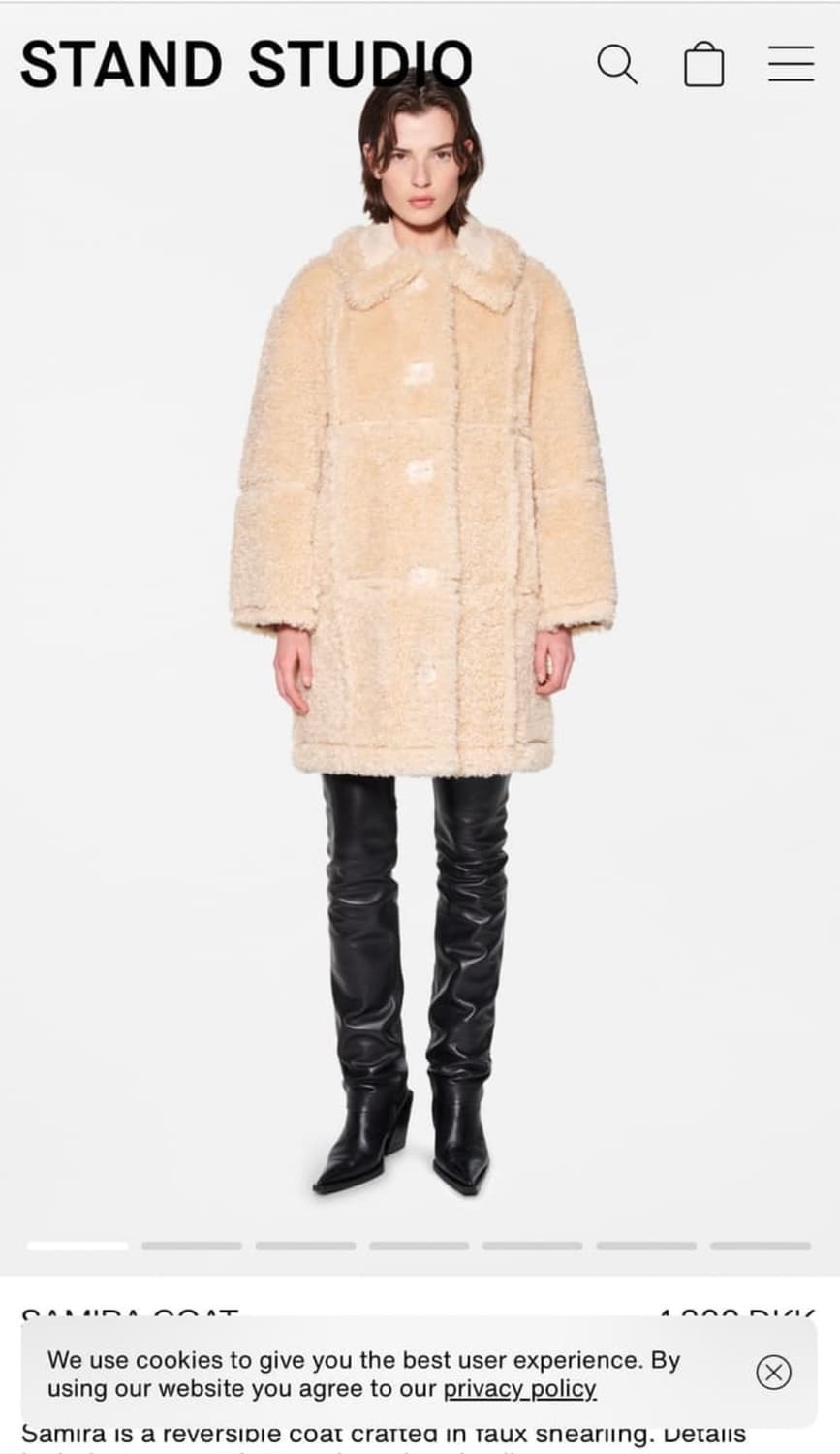 samira 리버시블 시어링코트 34사이즈 상품이미지5