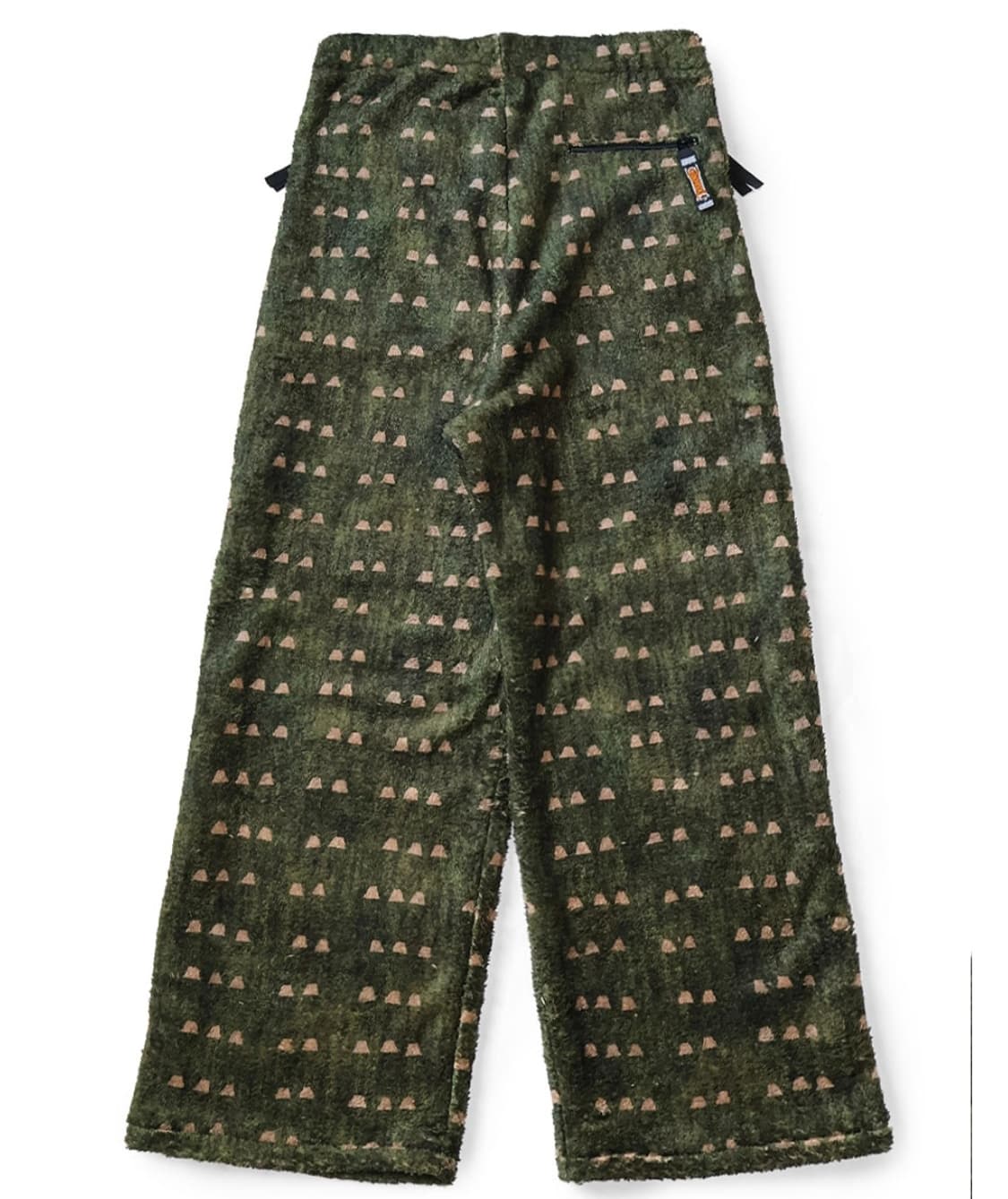 KAPITAL 네일 아이리스 패턴 플리스 이지 스트레이트 팬츠 상품이미지1