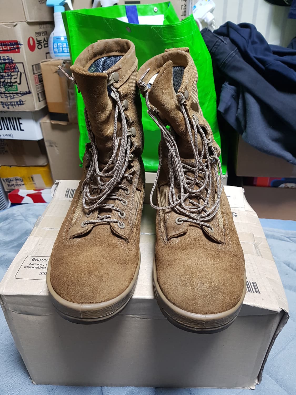 미군 베이츠 고어텍스 사계절용 사막화 전투화 군화 7W 판매 상품이미지1