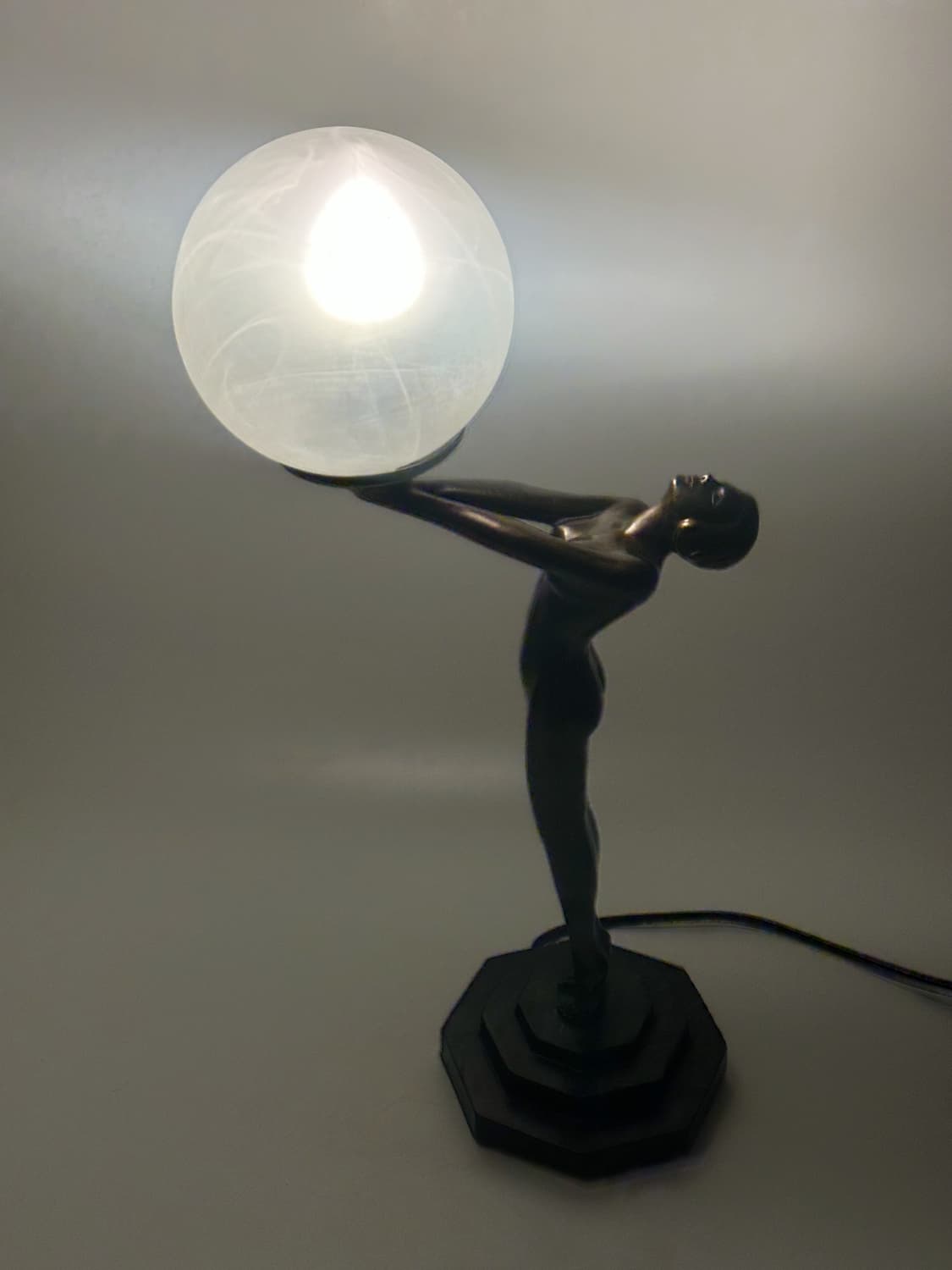 90’s 유럽 빈티지 아르데코 조명 테이블 레트로 앤틱 미드센츄리 상품이미지6