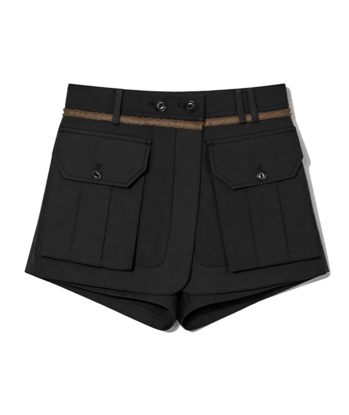 Kijun 카고 코튼 랩스커트 팬츠 상품이미지1