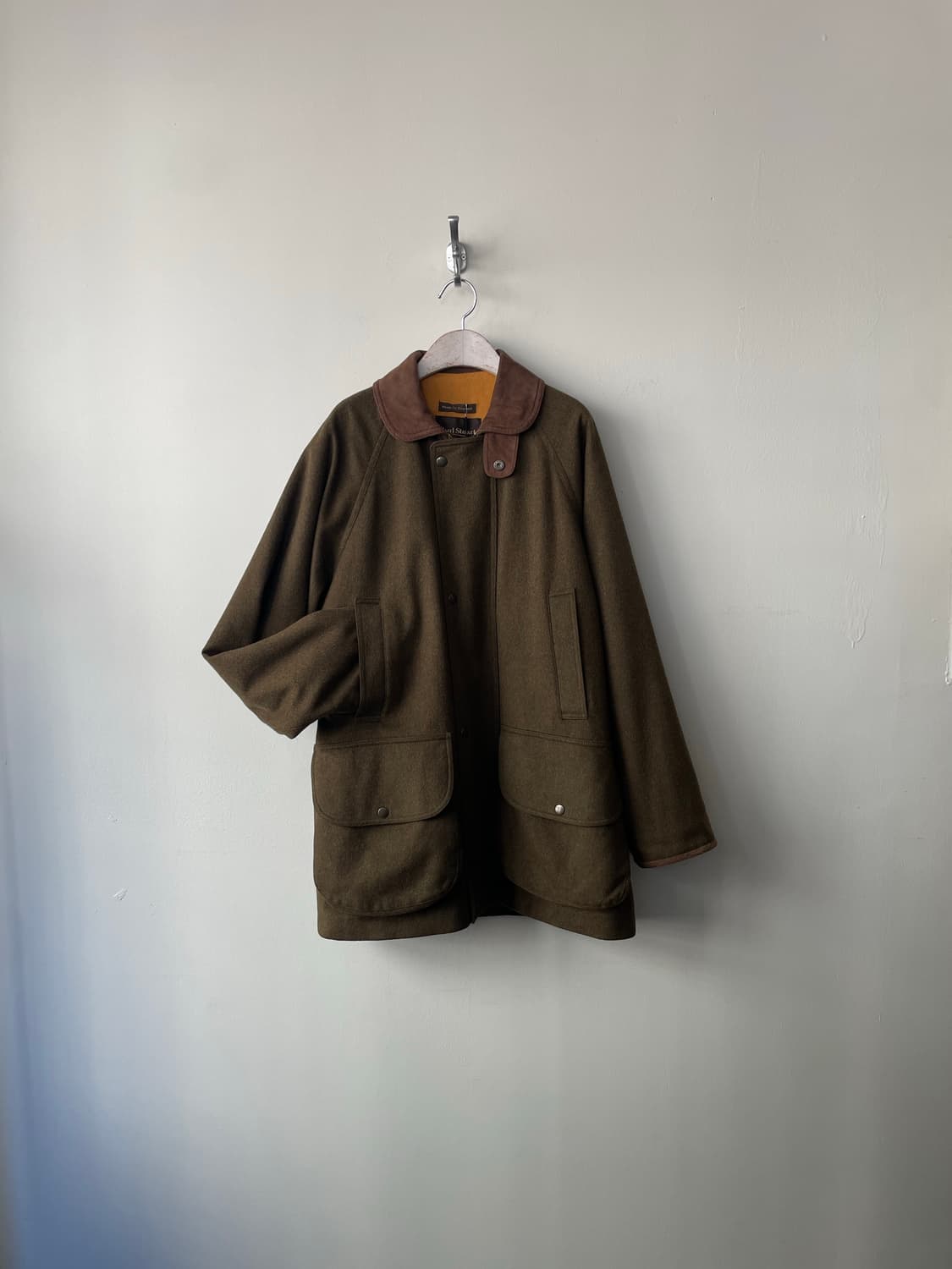 vintage Paul Stuart wool field coat 상품이미지1