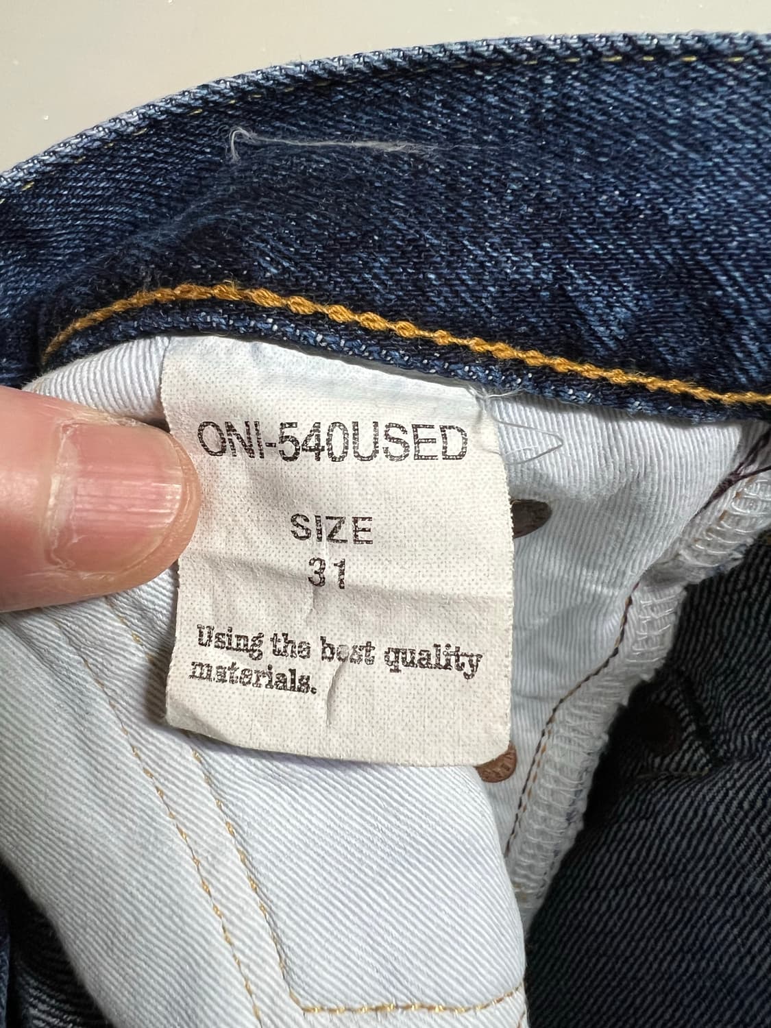 재팬메이드 Oni 오니데님 셀비지진 상품이미지10