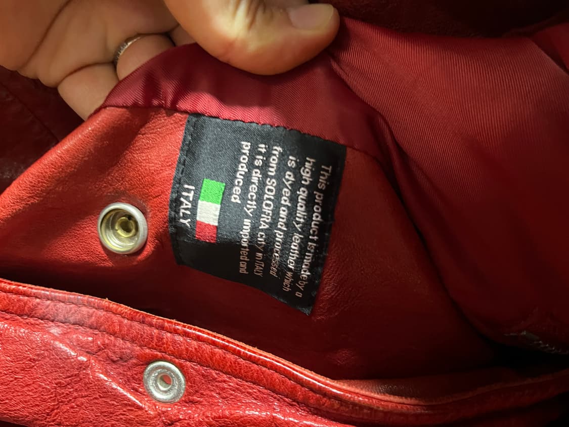 이탈리아산 양가죽 레더 자켓 상품이미지5