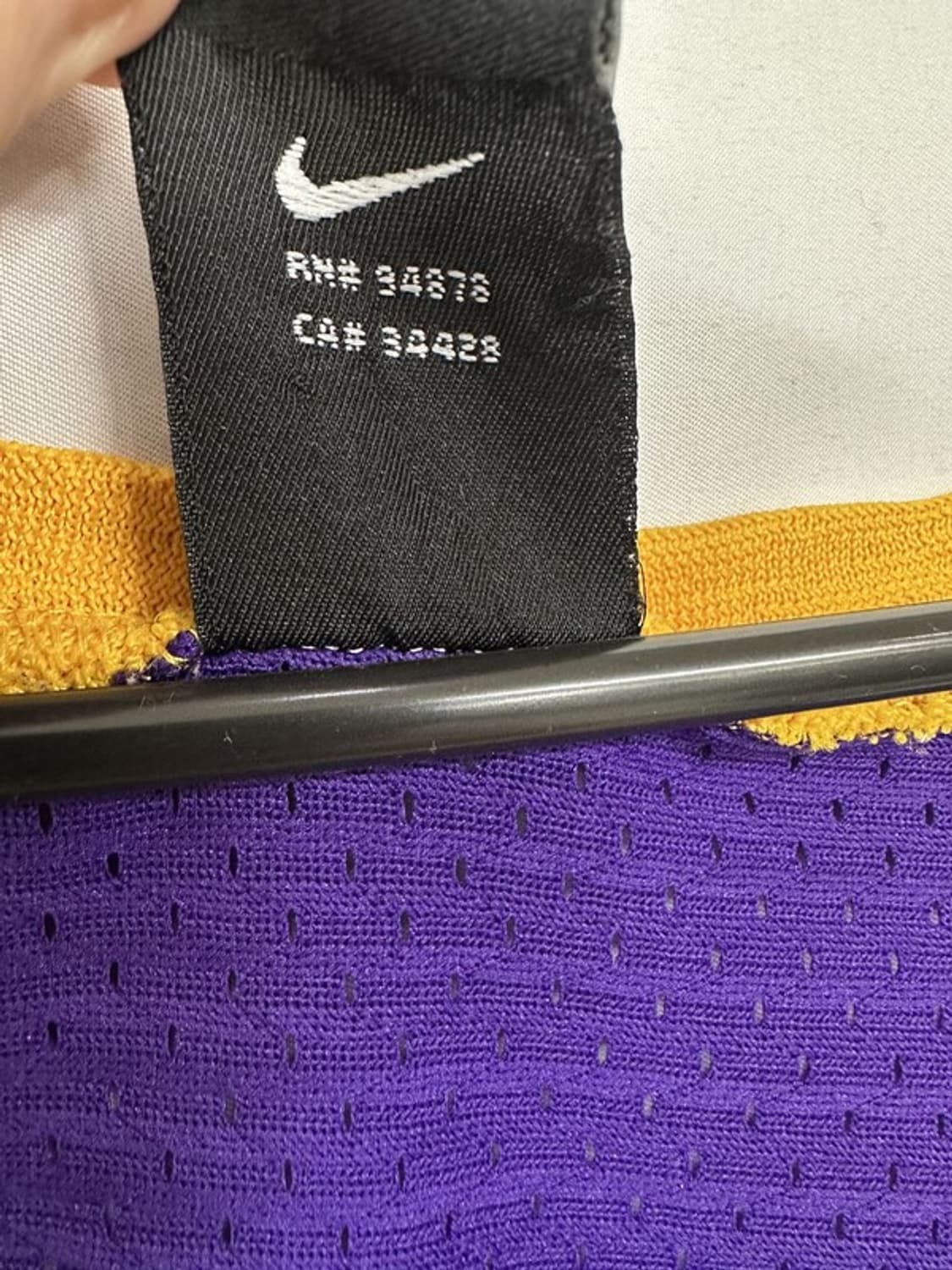 [XL] NIKE 00s 빈티지 LA레이커스 샤킬오닐 농구저지 상품이미지3
