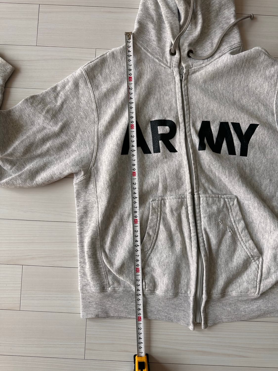 빈티지 ARMY 아미 후드 집업 짚업 PUF 미듐사이즈 상품이미지5