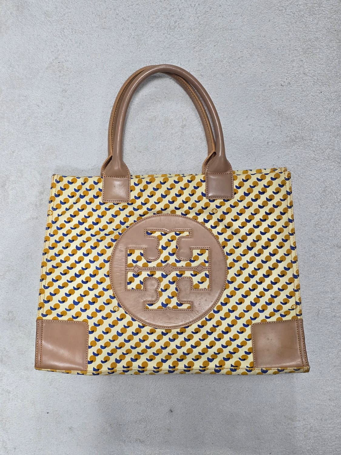 Tory Burch 토리버치 캔버스 토트백 베이지 상품이미지1