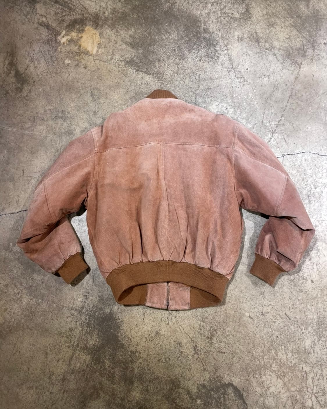 피그스킨 스웨이드 봄버 타입 자켓 (B5120) 상품이미지6