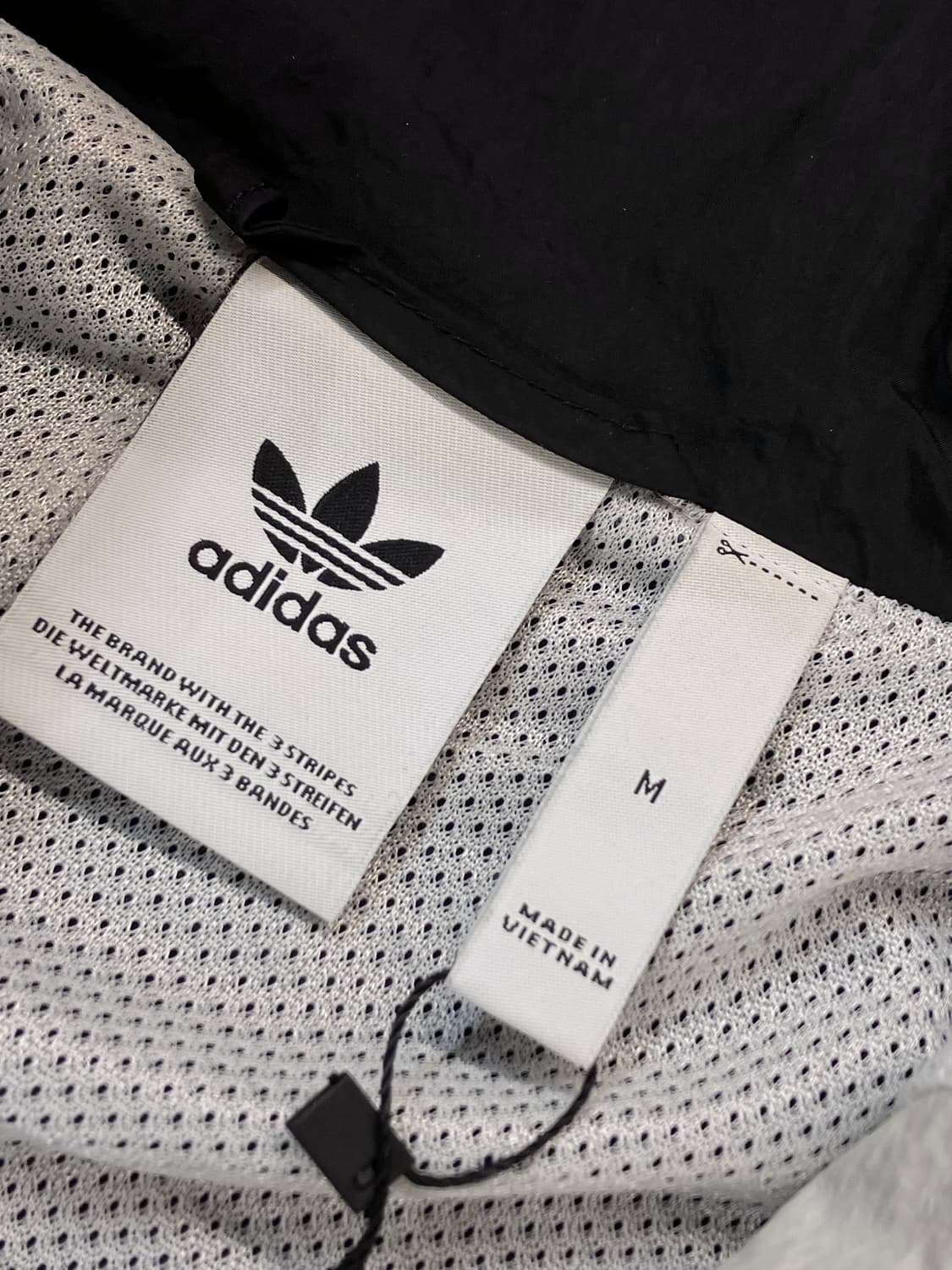 아디다스 빅로고 바람막이 블랙 M #csz3024  상품이미지5