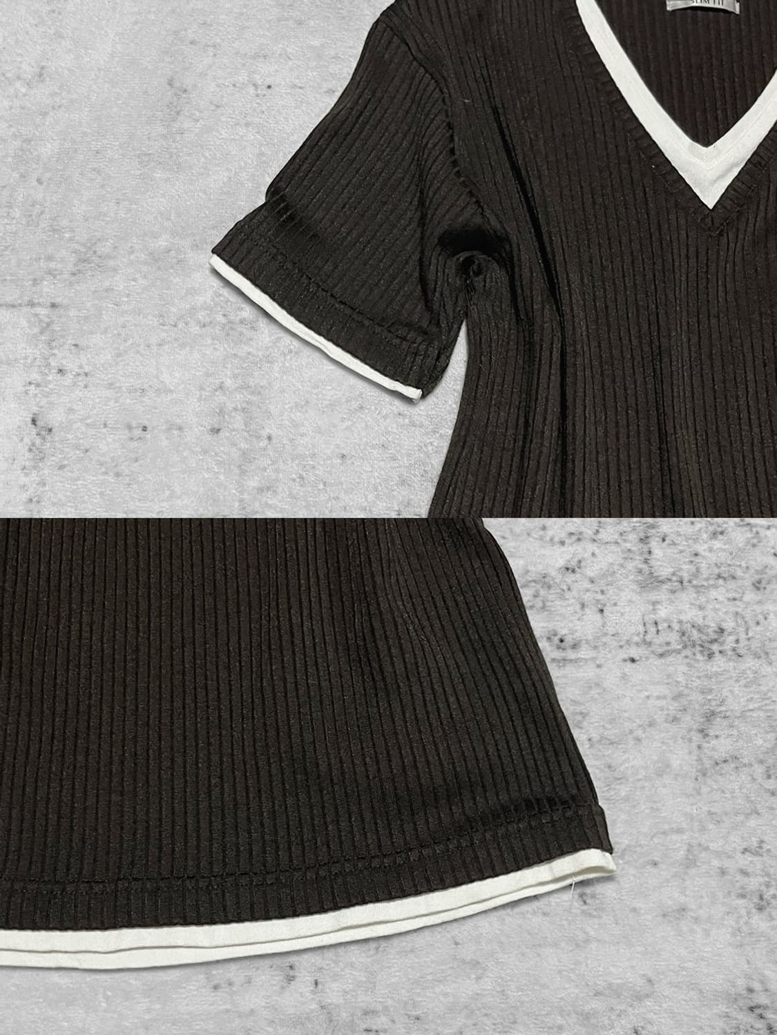 (semantic design) 00s ribbed t  상품이미지2