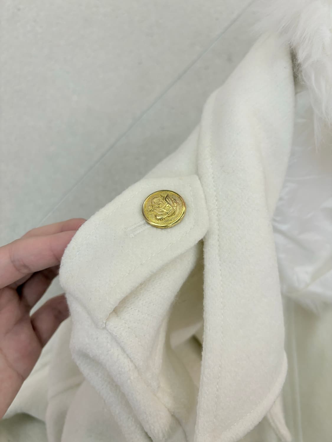 리즈리사 아이보리 플리츠 코트 상품이미지6